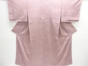 未使用品　屋敷に草花模様江戸小紋着物